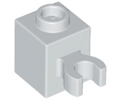 Brick, Modified 1 x 1 with Open O Clip (Vertical Grip) - Hollow Stud