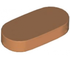 Tile, Round 1 x 2 Oval