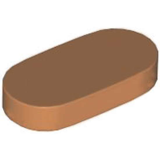 Tile, Round 1 x 2 Oval