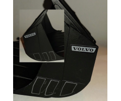 Technic Digger Bucket 15 x 23 with VOLVO Logo and Metal Plates Pattern on Both Sides (Stickers) - Set 42030