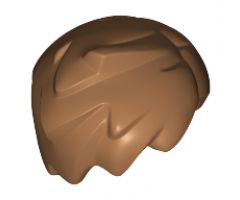Minifigure, Hair Short Tousled with Side Part and Lock Sticking Up