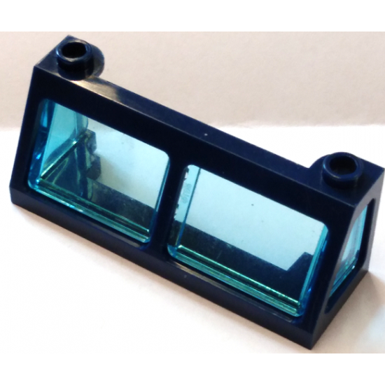 Windscreen 2 x 6 x 2 Train with Trans-Light Blue Glass (13756 / 13760)