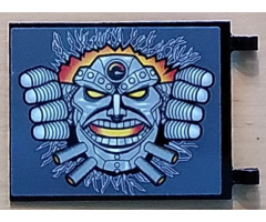 Flag 6 x 4 with Monster Mask Pattern on Both Sides (Stickers) - Set 42119