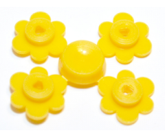 Plant Flower Small, 4 on Sprue