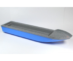 Boat Hull Unitary 51 x 12 x 6 with Dark Bluish Gray Top