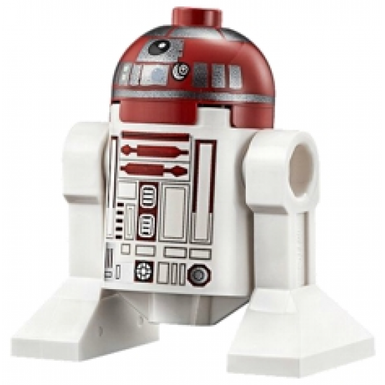 Astromech Droid, R4-P17 - Silver Band Around Dome, Black Outline Rectangles