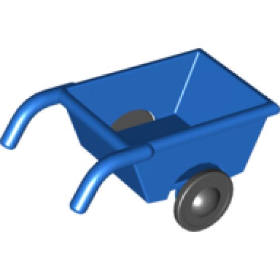 Duplo, Figure Wear & Utensil Wheelbarrow with Thin Black Wheels