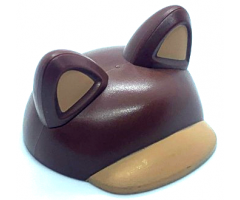 Large Figure Headgear, Super Mario Cap with Ears with Nougat Bill and Auricles Pattern (Tanooki Mario)