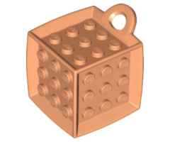 Bag Tag Cube with 3 x 3 Studs on All Sides