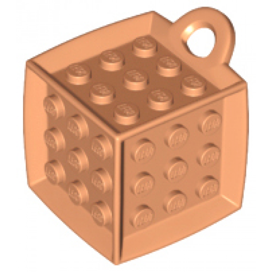 Bag Tag Cube with 3 x 3 Studs on All Sides