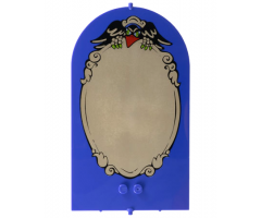 Belville Wall, Door 1 x 10 x 12 Arched Swivel