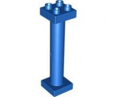 Duplo Support Column 2 x 2 x 6 Round with Open Latticed Back