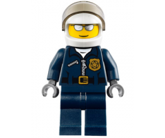 Police - City Motorcycle Officer, Silver Sunglasses