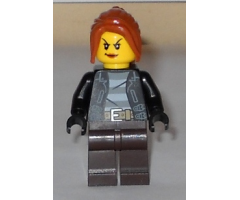 Police - City Bandit Crook Female, Dark Orange Hair