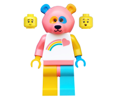 Bear Costume Guy, Series 19 (Minifigure Only without Stand and Accessories)