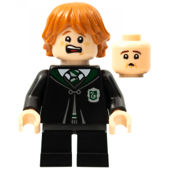 Ron Weasley, Slytherin Robe, Vincent Crabbe Transformation