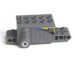 Pullback Motor 9 x 4 x 2 2/3 with Number 18 Pattern on Both Sides (Stickers) - Set 8383