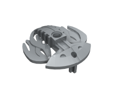 Bionicle Weapon 5 x 5 Shield with Flames Twin