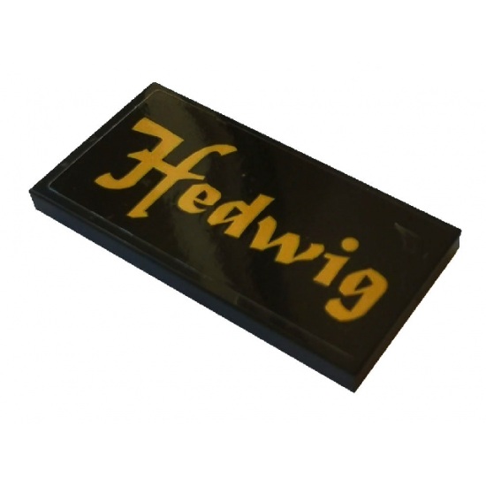 Tile 2 x 4 with 'Hedwig' Pattern (Sticker) - Set 75979