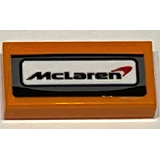 Tile 1 x 2 with McLaren Logo Pattern (Sticker) - Set 75880