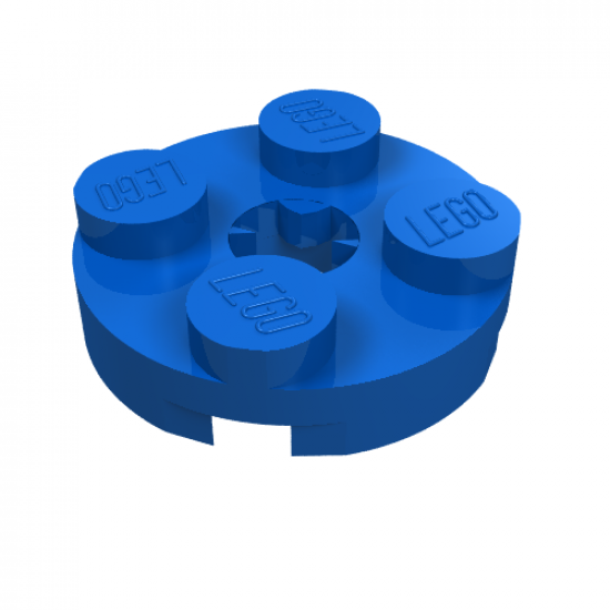 Plate, Round 2 x 2 with Axle Hole (x Shape)