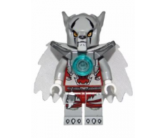 Worriz - Flat Silver Armor, Cape