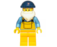 Fisherman, Series 3 (Minifigure Only without Stand and Accessories)