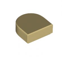Tile, Round 1 x 1 Half Circle Extended (Stadium)