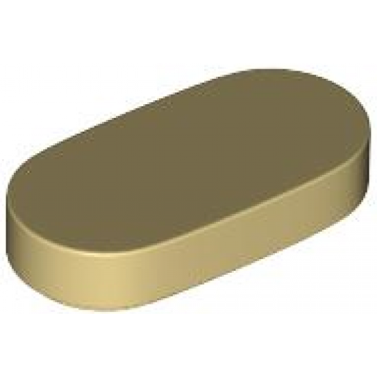 Tile, Round 1 x 2 Oval
