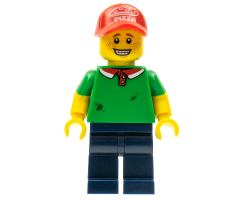 Pizza Delivery Guy, Series 12 (Minifigure Only without Stand and Accessories)