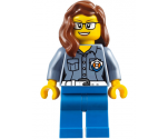 Coast Guard City - Female ATV Driver, Reddish Brown Female Hair over Shoulder