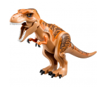 Dinosaur Tyrannosaurus rex with Dark Orange Back and Dark Brown Markings