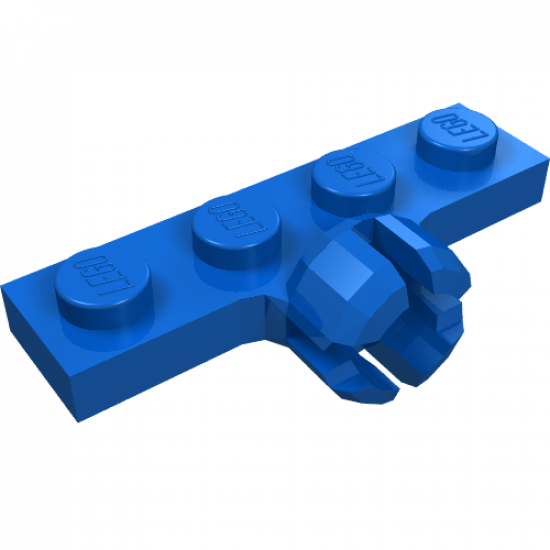 Plate, Modified 1 x 4 with Tow Ball Socket, Short, 4 Slots (7mm Socket Length)