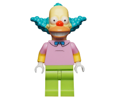 Krusty the Clown, The Simpsons, Series 1 (Minifigure Only without Stand and Accessories)