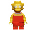 Lisa Simpson, The Simpsons, Series 1 (Minifigure Only without Stand and Accessories)