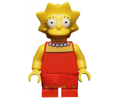 Lisa Simpson, The Simpsons, Series 1 (Minifigure Only without Stand and Accessories)