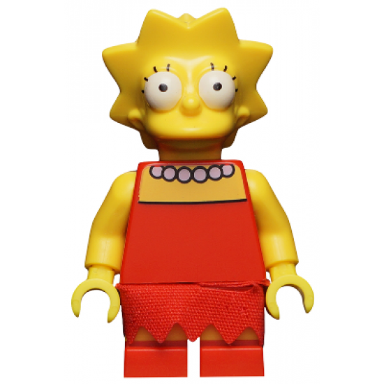 Lisa Simpson, The Simpsons, Series 1 (Minifigure Only without Stand and Accessories)