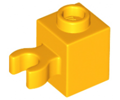 Brick, Modified 1 x 1 with Open O Clip (Vertical Grip) - Hollow Stud