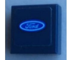 Tile 1 x 1 with Ford Logo Pattern (Sticker) - Set 75885