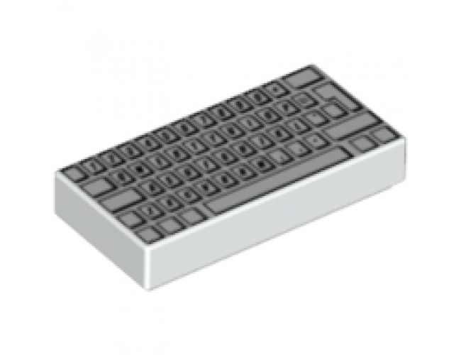 Tile 1 x 2 with Computer Keyboard Standard Pattern