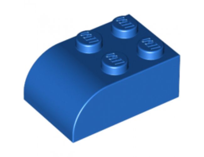 Slope, Curved 3 x 2 x 1 with Four Studs