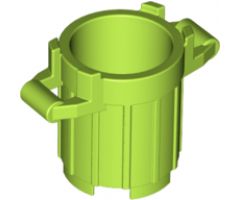 Container Trash Can with 4 Cover Holders