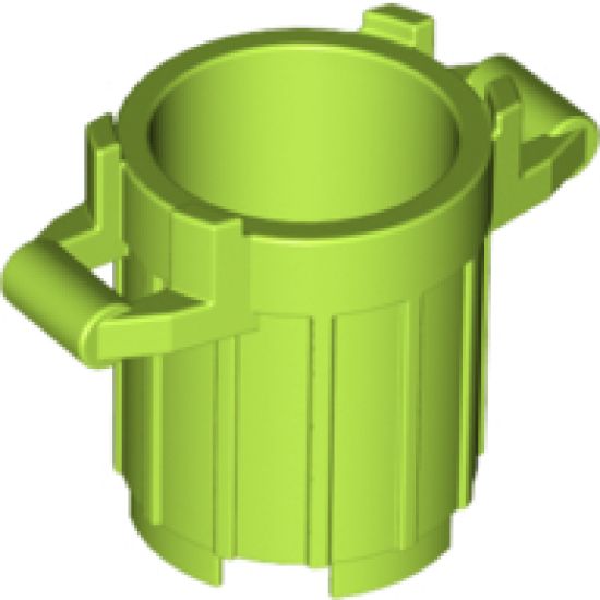 Container Trash Can with 4 Cover Holders