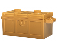 Container, Treasure Chest with Slots in Back and Flat Lid (4738a / 80835)