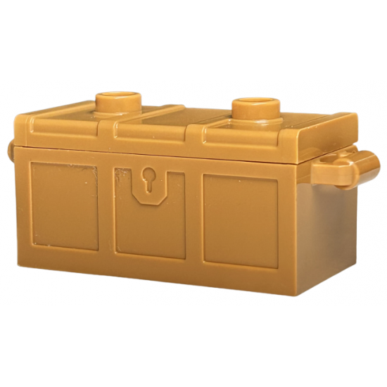 Container, Treasure Chest with Slots in Back and Flat Lid (4738a / 80835)