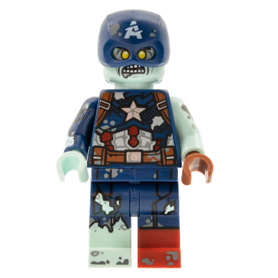 Zombie Captain America, Marvel Studios (Minifigure Only without Stand and Accessories)