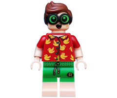 Vacation Robin, The LEGO Batman Movie, Series 2 (Minifigure Only without Stand and Accessories)