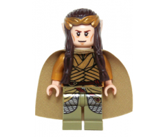 Elrond, Gold Crown, Pearl Gold and Olive Green Clothing
