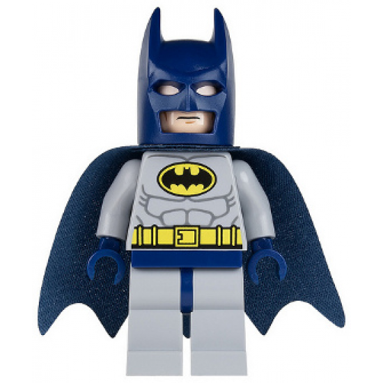 Batman - Light Bluish Gray Suit with Yellow Belt and Crest, Dark Blue Mask and Cape (Type 1 Cowl)