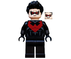 Nightwing - Red Eye Holes and Chest Symbol